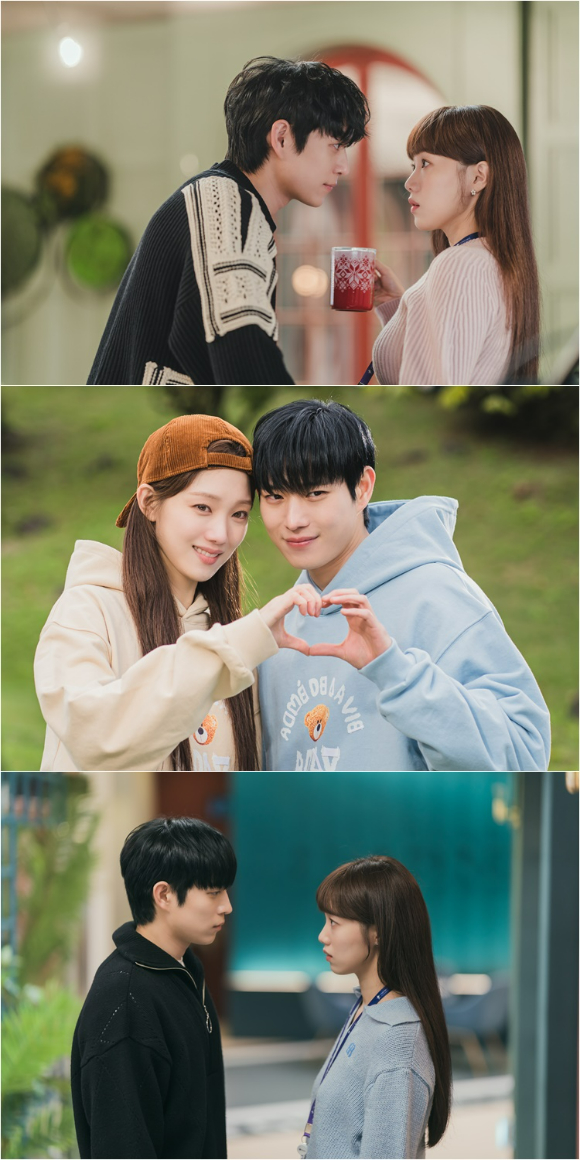 '별똥별' 이성경과 김영대가 '애증 케미'의 좋은 예를 보여주며 산뜻한 로코를 기다려온 시청자들의 마음을 들썩이게 하고 있다. [사진=tvN]