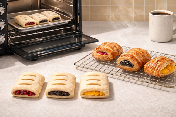 삼립이 'FTO(Frozen to Oven) 기술'이 적용된 휴면생지 제품 2종을 출시했다. [사진=삼립]