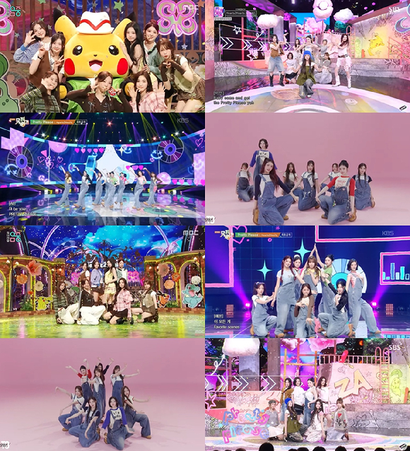 역시 하츠투하츠…&apos;프리티 플리즈&apos;로 입증한 독보적 칼각 퍼포먼스