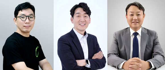 (왼쪽부터)김유원 네이버클라우드 대표, 김동훈 NHN클라우드 대표, 김봉균 KT클라우드 대표. [사진=각 사]
