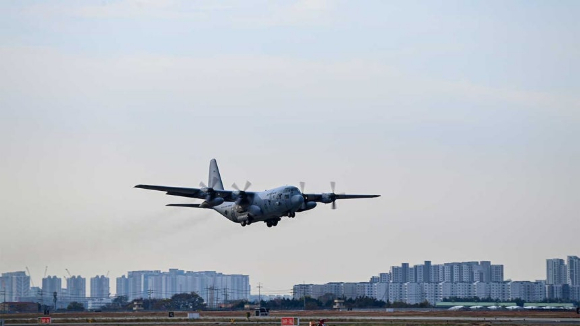 공군 C-130H 수송기 [사진=공군/연합뉴스]
