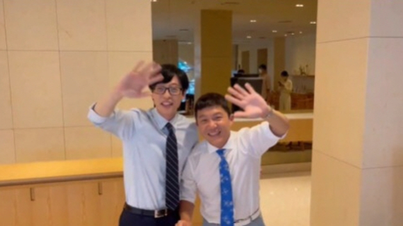 유재석 조세호 영상 캡처 [사진=서희제 SNS]