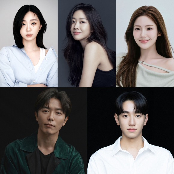 '고분고분한 킬러' 김다미 조보아 조아람 김재욱 남윤수 [사진=UAA, 빌리언스, 비욘드제이, 매니지먼트 숲, 에이전시가르텐]