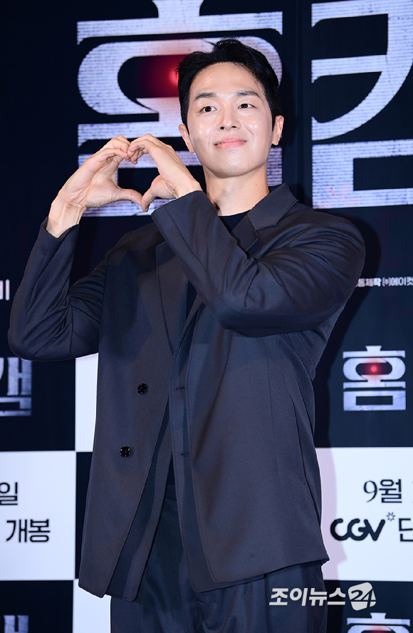 배우 권혁이 26일 오후 서울 CGV 용산아이파크몰에서 열린 영화 '홈캠' (감독 오세호) 언론시사회에 참석하고 있다. [사진=정소희 기자]