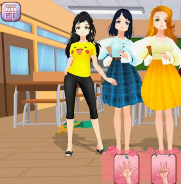 팔콘 게임즈의 '와이푸(Waifu)-옷을 벗기다'. '15세 이용가'인 와이푸는 지난달 30일부터 1월3일까지 누적 다운로드 건수 100만건을 넘기며 구글플레이 인기 게임 1위를 차지했다. [사진=모바일인덱스 캡처]