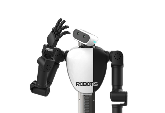 로보티즈의 양팔형 휴머노이드 'AI 워커' [사진=로보티즈]