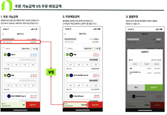 NH투자증권이 해외주식 소수점 거래 서비스에 장바구니, 일괄매수 기능을 추가했다. [사진=NH투자증권]