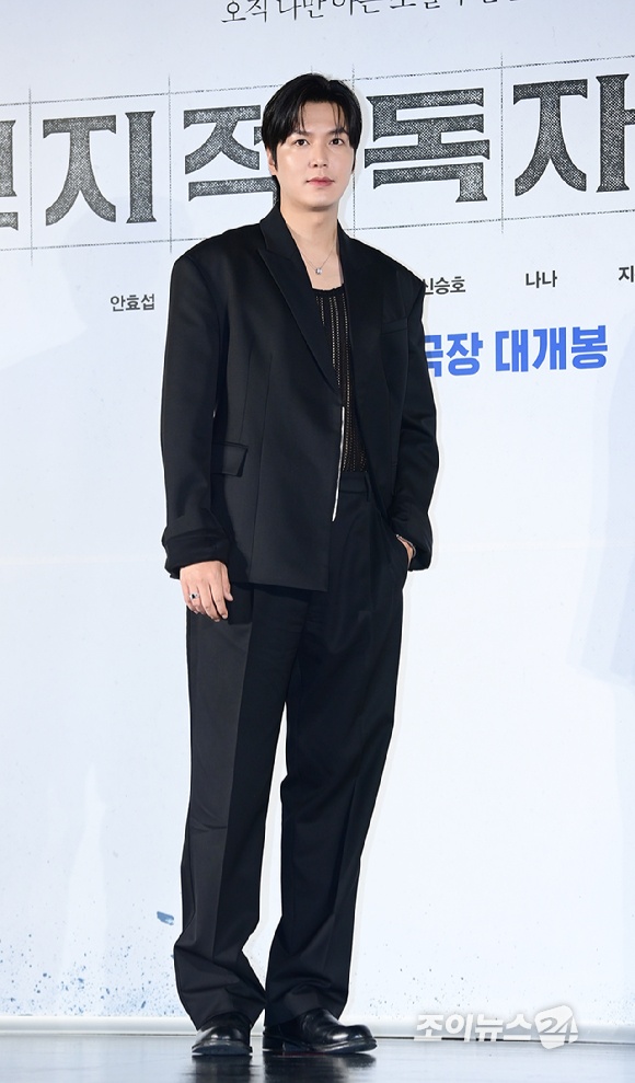 배우 이민호가 17일 오전 서울 광진구 자양동 롯데시네마 건대입구점에서 열린 영화 '전지적 독자 시점'(감독 김병우) 제작보고회에 참석하고 있다. [사진=정소희 기자]