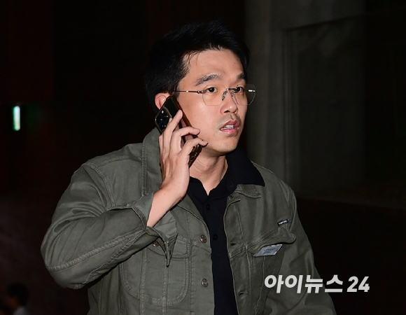 이재현 CJ그룹 회장의 장남 이선호 미래기획그룹장이 2일 오후 서울 한남동 리움미술관에서 열린 'CJ 나이트 인 셀러브레이션 오브 프리즈 서울'에 참석하고 있다. [사진=정소희 기자]