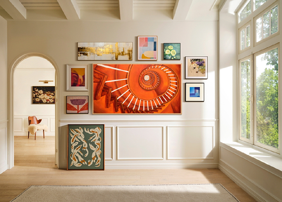 삼성 아트 스토어에 공개된 '아트 바젤 파리 컬렉션' [사진=삼성전자]