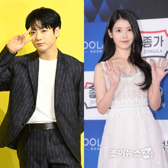 방탄소년단 정국과 아이유 [사진=조이뉴스24 포토DB]