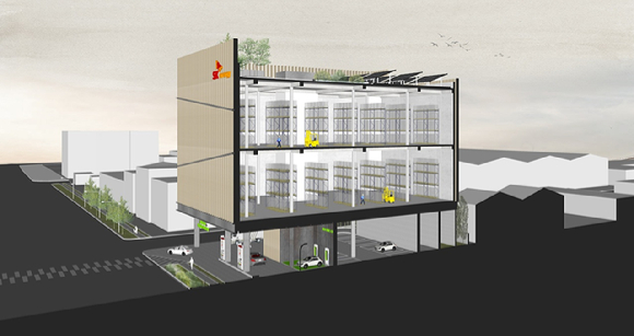 경기 시흥시 SK시화산업주유소 복합 에너지플랫폼 조감도 [사진=SK이노베이션]