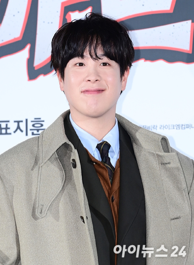 배우 표지훈(피오)이 지난해 12월 서울 광진구 자양동 롯데시네마 건대입구점에서 열린 영화 '하트맨' 제작보고회에 참석하고 있다. [사진=정소희 기자]