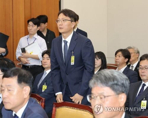 국정감사 출석한 박대준 쿠팡 대표. [사진=연합뉴스]