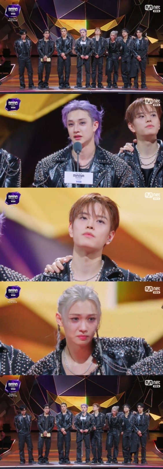 [2025 MAMA] 스트레이키즈, &apos;마마&apos; 첫 대상 &quot;음악 나눌 수 있어 행복&quot; 눈물