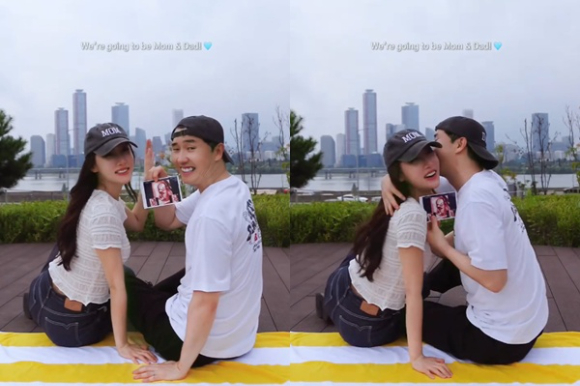 이상호, 김자연 부부가 임신 소식을 알렸다. [사진=이상호 SNS]