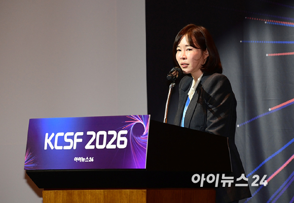 [포토] 'KCSF 2026' 강연하는 김연수 한컴 대표