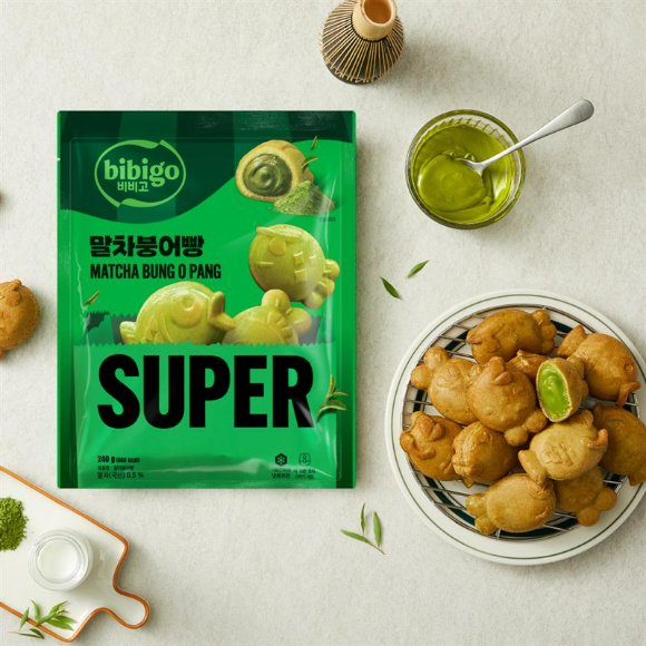 비비고 말차 붕어빵 연출 사진. [사진=CJ제일제당]
