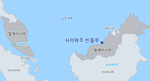 삼성엔지니어링 사라왁 현장위치도. [사진=삼성엔지니어링]