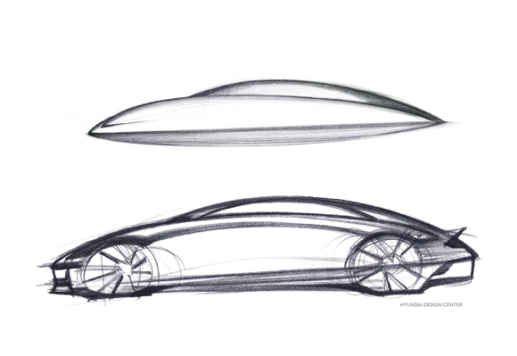 현대자동차가 전용 전기차 브랜드 아이오닉의 차기 모델인 '아이오닉 6' 티저 이미지를 공개했다. [사진=현대자동차]