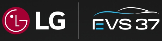 LG와 '제37회 세계 전기자동차 학술대회 및 전시회(EVS37)' 로고. [사진=LG]