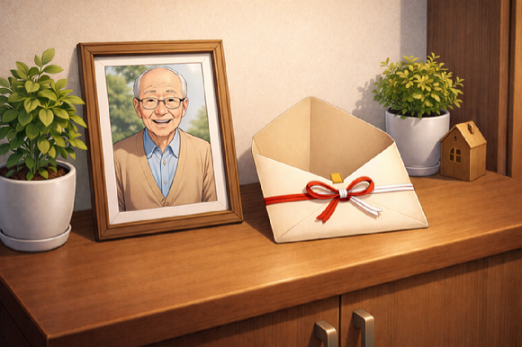 그는 결혼 후 신혼집으로 이사하면서 A씨는 해당 봉투를 현관문 안쪽에 붙여두었다고 했다. 사진은 AI 생성 이미지로, 본 기사 내용과 무관. [사진=챗GPT]