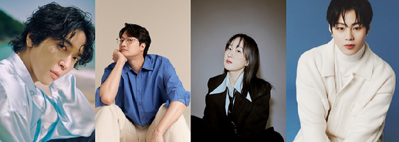 정용화, 이장원, 선우정아, 하성운이 '스틸하트클럽' 디렉터로 나선다. [사진=FNC엔터테인먼트, 안테나, 씨에이엠위더스, 빅플래닛메이드]