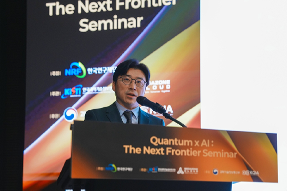 이주완 메가존클라우드 의장이 환영사를 하고 있다. [사진=메가존클라우드]