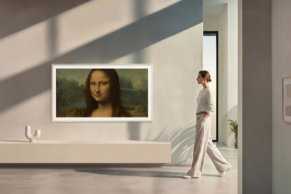 레오나르도 다 빈치(Leonardo da Vinci)의 '모나리자(Mona Lisa)' 라이프스타일 이미지 [사진=삼성전자]