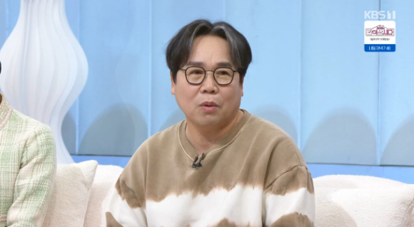 방송인 정은표가 '아침마당'에 출연해 대화를 나누고 있다. [사진=KBS 방송화면 캡처]