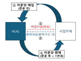 지방 미분양 안심환매 사업 구조. [사진=국토교통부]