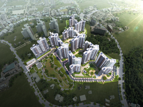 썬밸리 오드카운티 가평설악 투시도. [사진=동광종합토건]