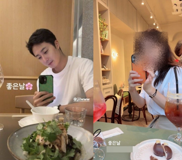 정일우가 미오의 여성과 열애설에 휩싸였다 [사진=정일우 SNS]