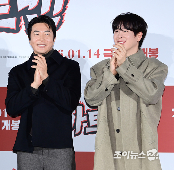 배우 표지훈(피오)이 11일 오전 서울 광진구 자양동 롯데시네마 건대입구점에서 열린 영화 '하트맨'(감독 최원섭) 제작보고회에 참석하고 있다. [사진=정소희 기자]