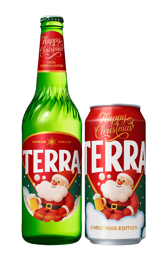 테라 크리스마스 에디션 제품. [사진=하이트진로]