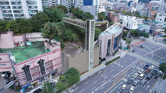 와우산 산책로 엘리베이터 조감도. [사진=마포구]