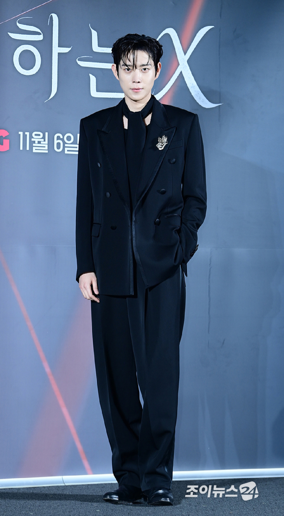 배우 김영대가 30일 오후 서울 용산구 CGV용산아이파크몰에서 열린 티빙 오리지널 '친애하는 X' 제작발표회에 참석하고 있다. [사진=정소희 기자]