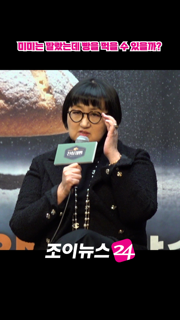 기업인 노희영이 지난 30일 오후 서울 마포구 상암동 스탠포드호텔에서 열린 MBN K-베이커리 서바이벌 '천하제빵' 제작발표회에 참석해 소감을 말하고 있다. [사진=문수지 기자]