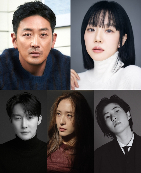 배우 하정우, 임수정, 김준한, 정수정, 심은경이 '대한민국에서 건물주 되는 법'에 캐스팅됐다. [사진=각 소속사 ]