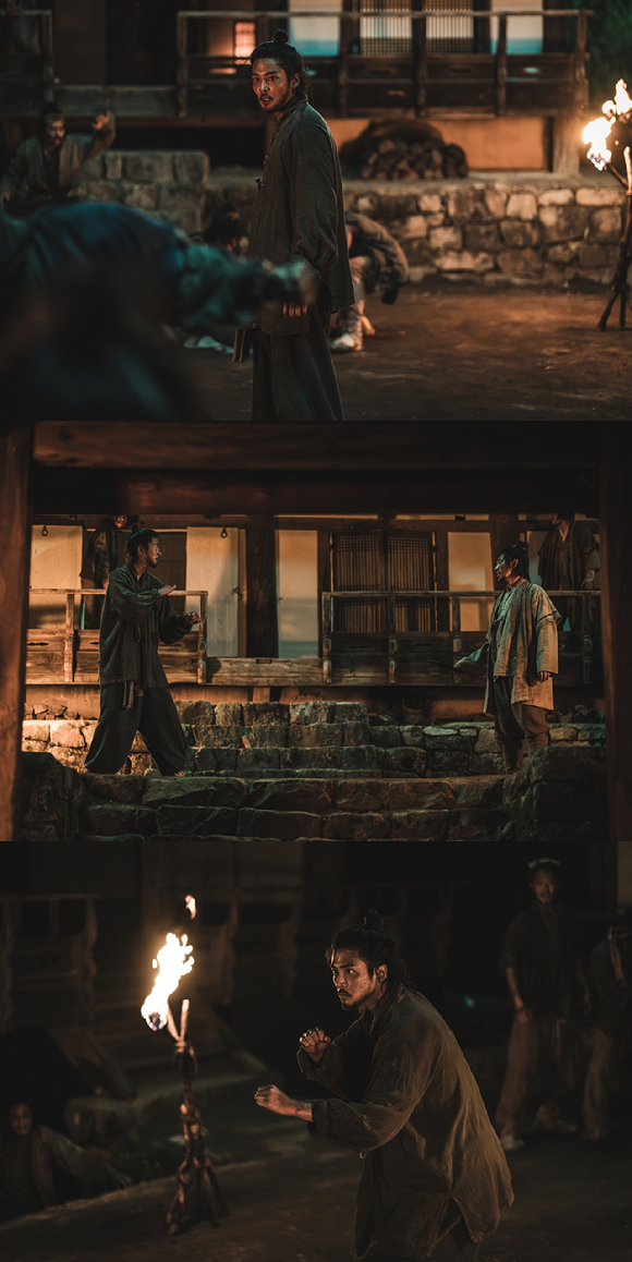 &apos;탁류&apos; 박지환 구하려 온몸 던진 로운, 피 토하며 쓰러졌다