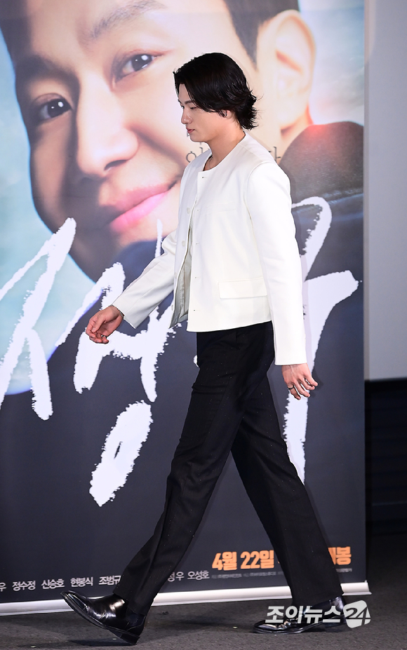 배우 신승호가 16일 서울 CGV 용산아이파크몰에서 열린 영화 '짱구'(정우&middot;오성호 공동 연출) 언론시사회에 참석하고 있다. [사진=정소희 기자]