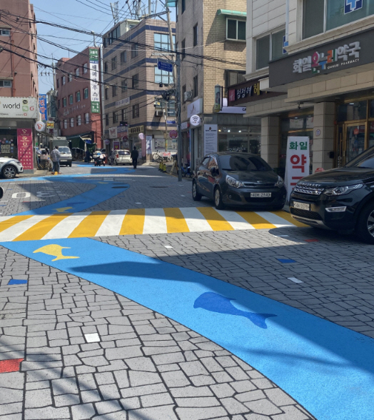 샛강두리 골목형상점가 보행로 정비 사진. [사진=영등포구]