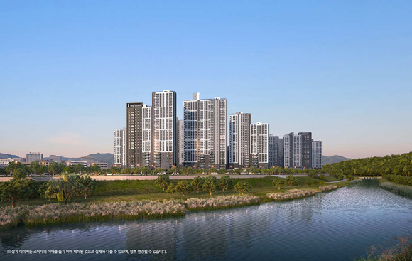 더샵 신문그리니티 2차 투시도. [사진=포스코이앤씨]