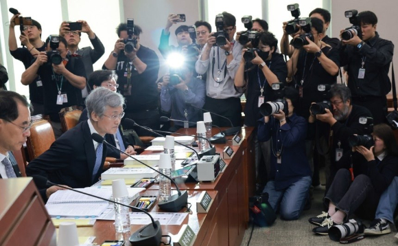 조희대 대법원장이 6일 국회 법제사법위원회에서 열린 대법원 등에 대한 국정감사에 출석하고 있다. 2026.10.6 [사진=연합뉴스]