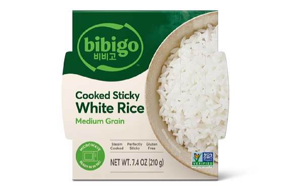 CJ제일제당이 북미에 수출하고 있는 'bibigo Sticky Rice' 제품 이미지. [사진=CJ제일제당]