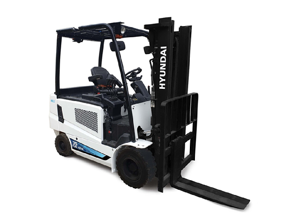 HD현대사이트솔루션의 3.5톤급 수소지게차. [사진=HD현대사이트솔루션]