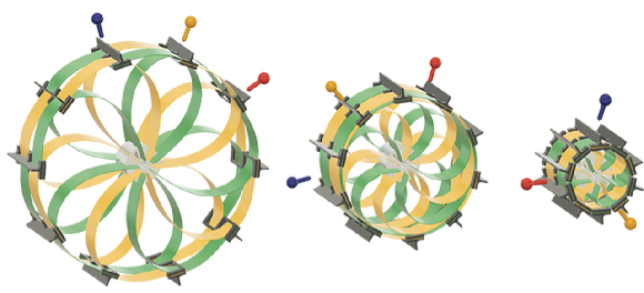 국내 연구팀이 울퉁불퉁한 달을 자유롭게 다닐 수 있는 전개형 에어리스 바퀴를 개발했다. [사진=KAIST]