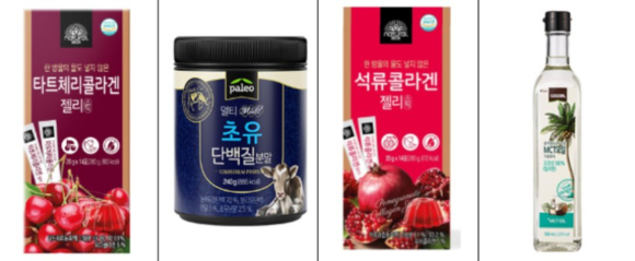 한국건강생활이 가짜 후기 작성을 의뢰한 제품들. [사진=공정거래위원회]