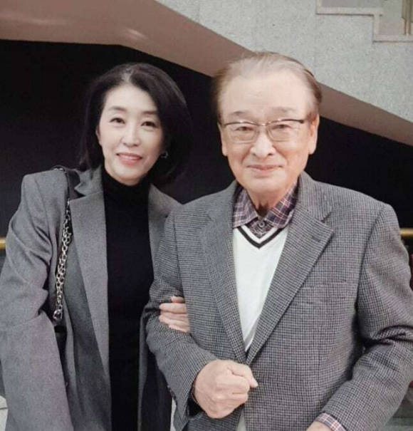 故 이순재 김미경 [사진=김미경 SNS]