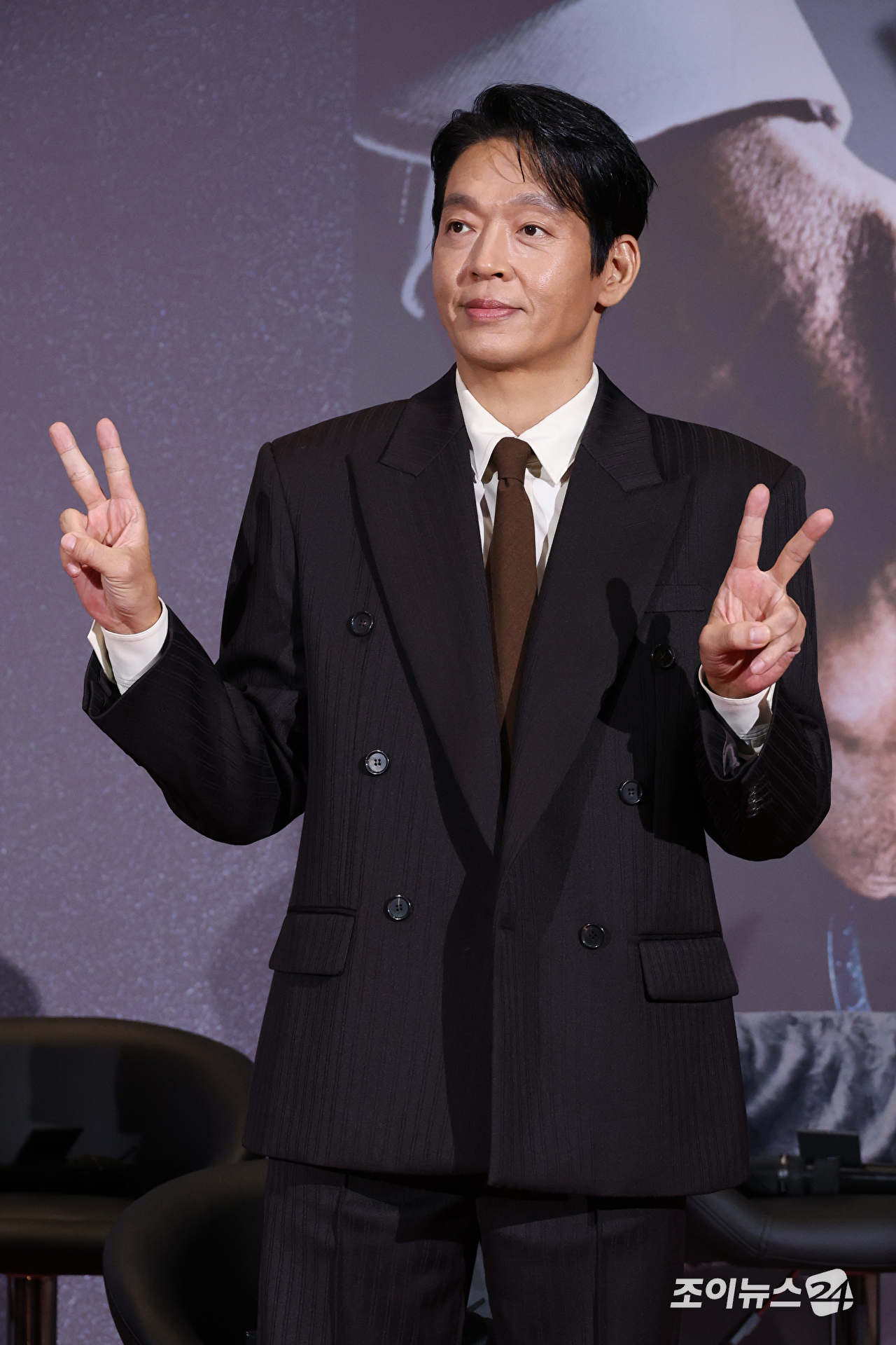 배우 박지환이 31일 서울 강남구 삼성동 메가박스 코엑스점에서 진행된 영화 '암살자(들)'(감독 허진호) 쇼케이스에 참석하고 있다. [사진=문수지 기자]
